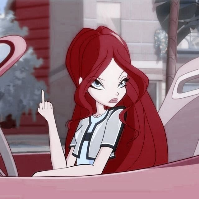 Aesthetic Cartoon Red Hair PFP