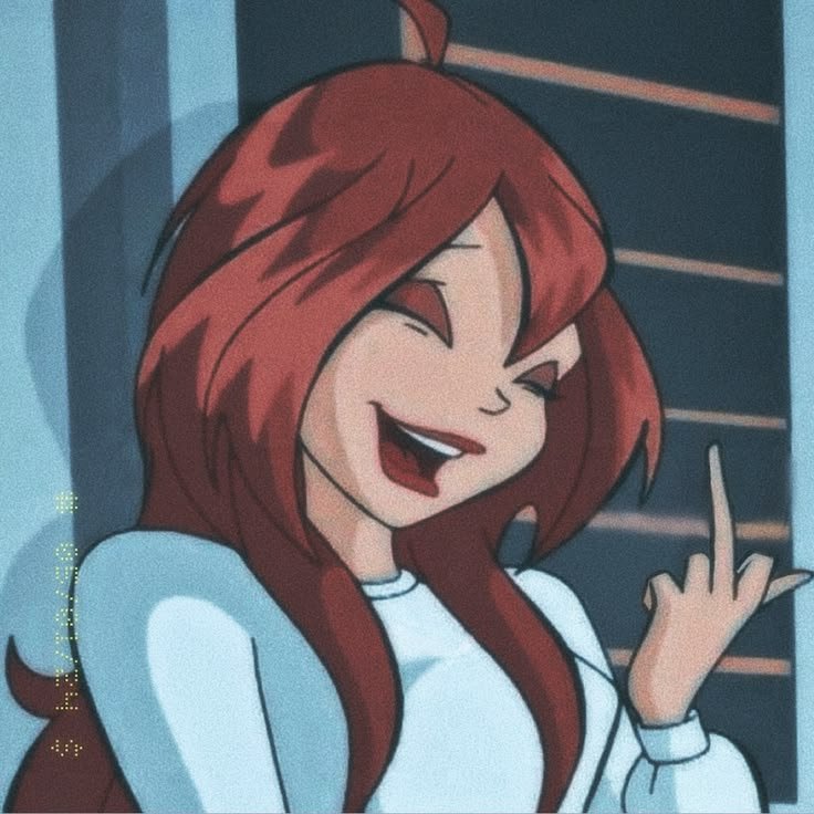 Aesthetic Cartoon Red Hair PFP