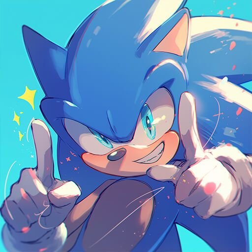 Cool Sonic PFP Anime