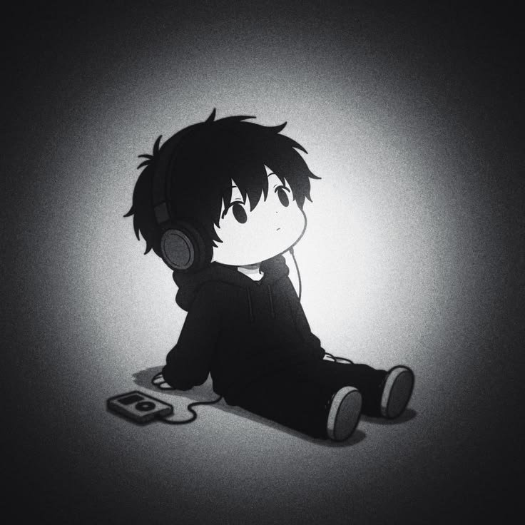 Cute Aesthetic Black PFP