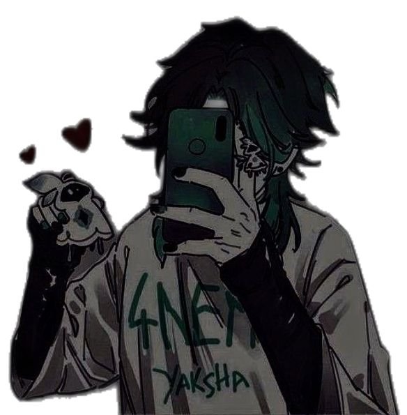 Cute Emo Anime Boy PFP