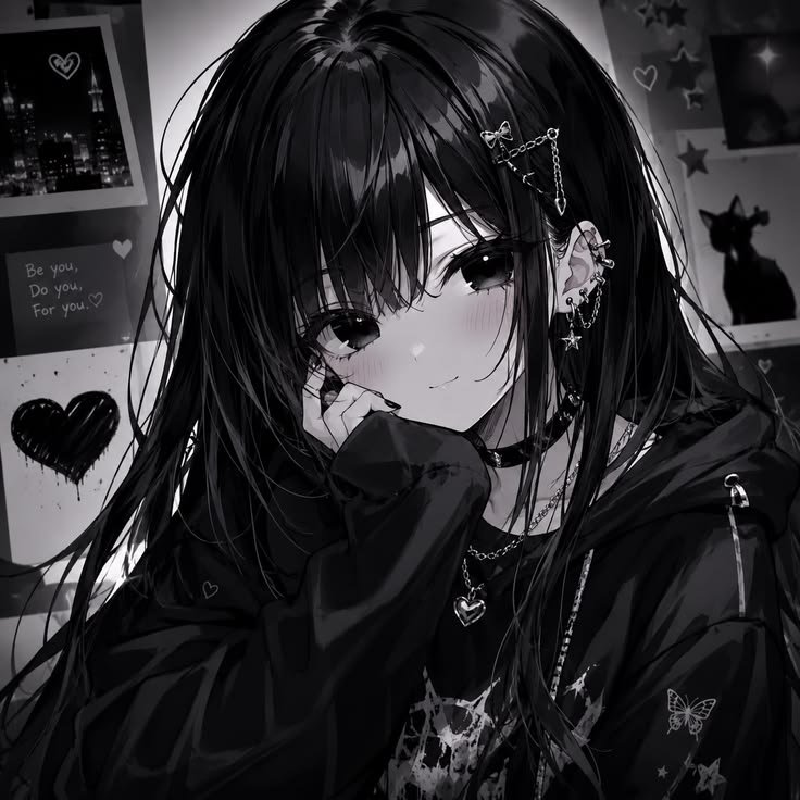 Cute Emo Anime Girl PFP