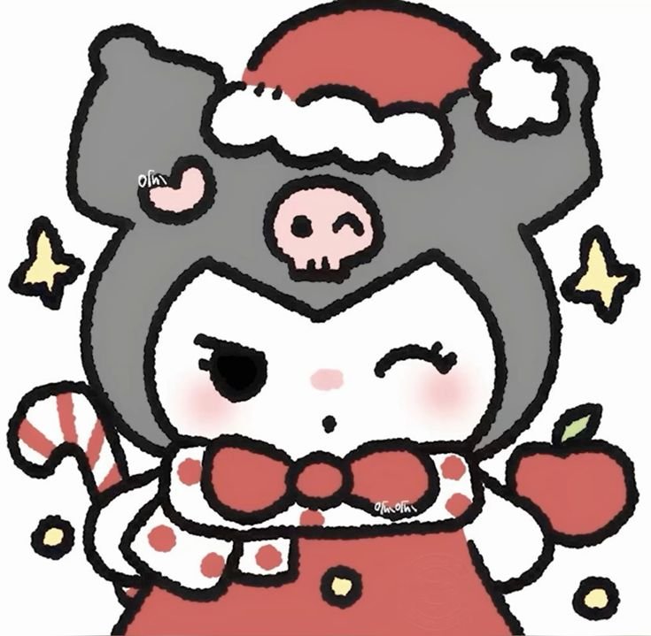 Cute Kuromi Christmas Pfp