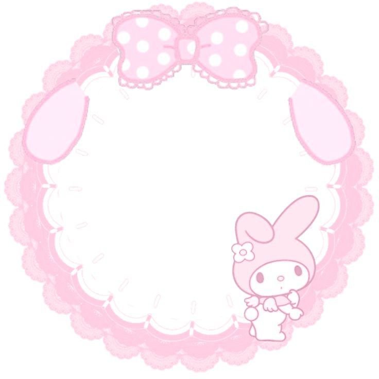 Cute Pink PFP Border