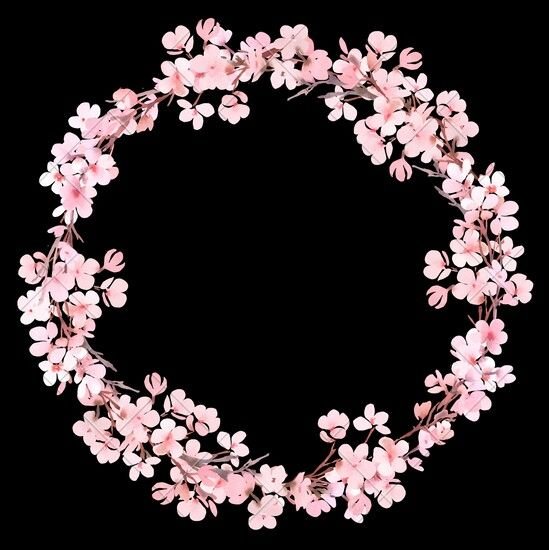 Cute Pink PFP Border