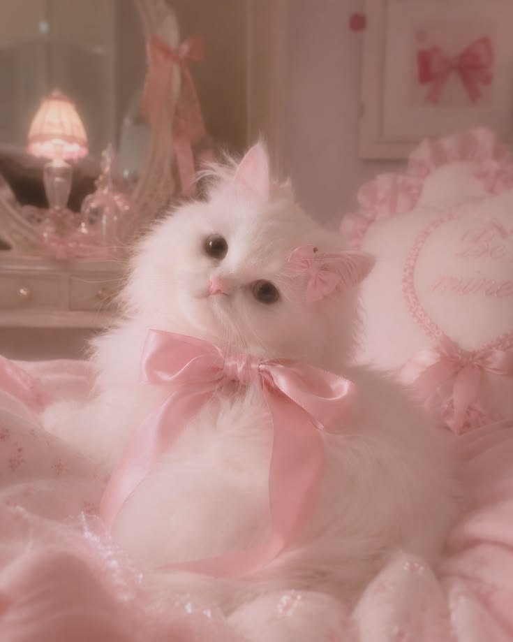 Cute Pink PFP Cat
