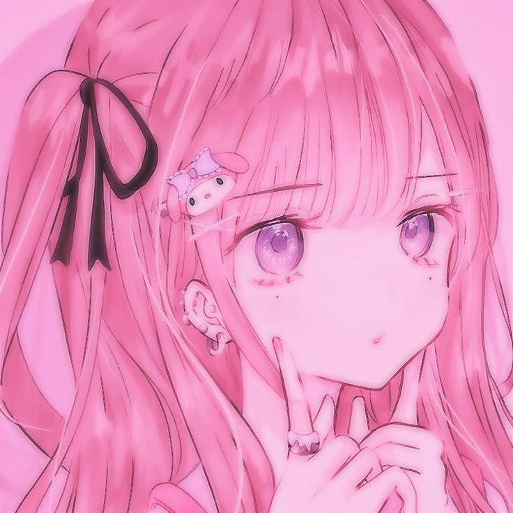 Cute Pink PFP For Discord