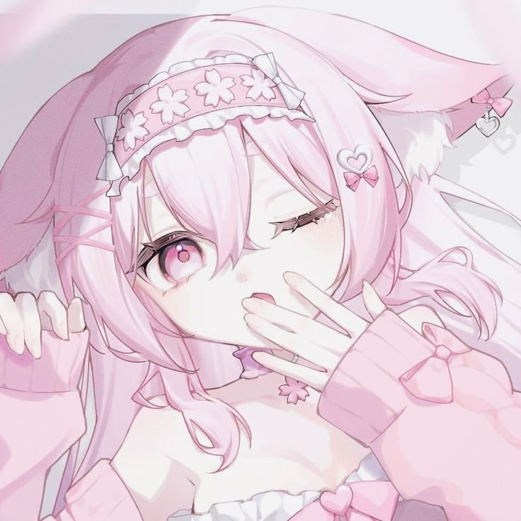 Cute Pink PFP For Discord