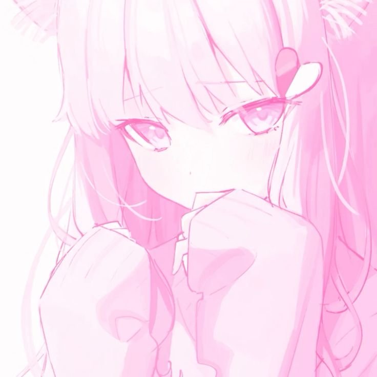 Cute Pink PFP Girl