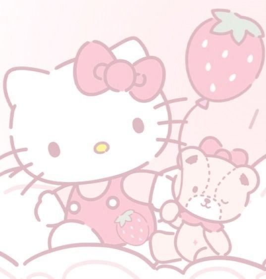 Cute Pink PFP Hello Kitty