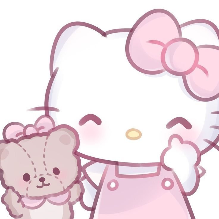 Cute Pink PFP Hello Kitty