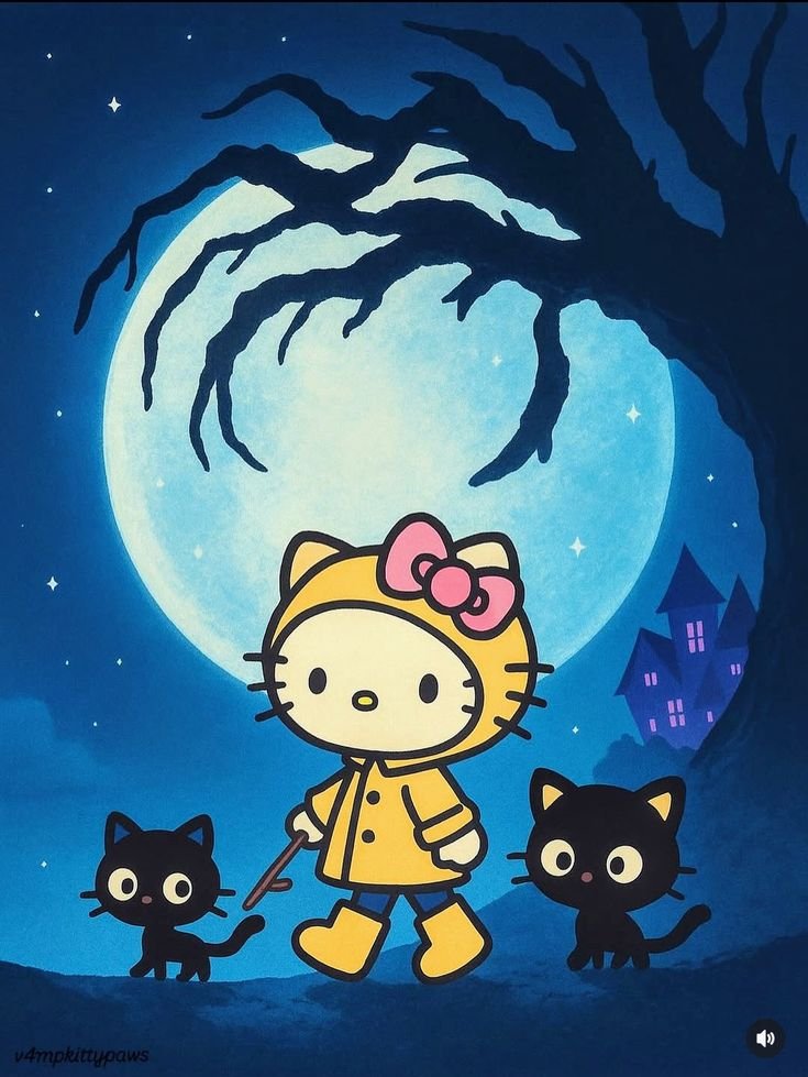 Halloween Hello Kitty PFP