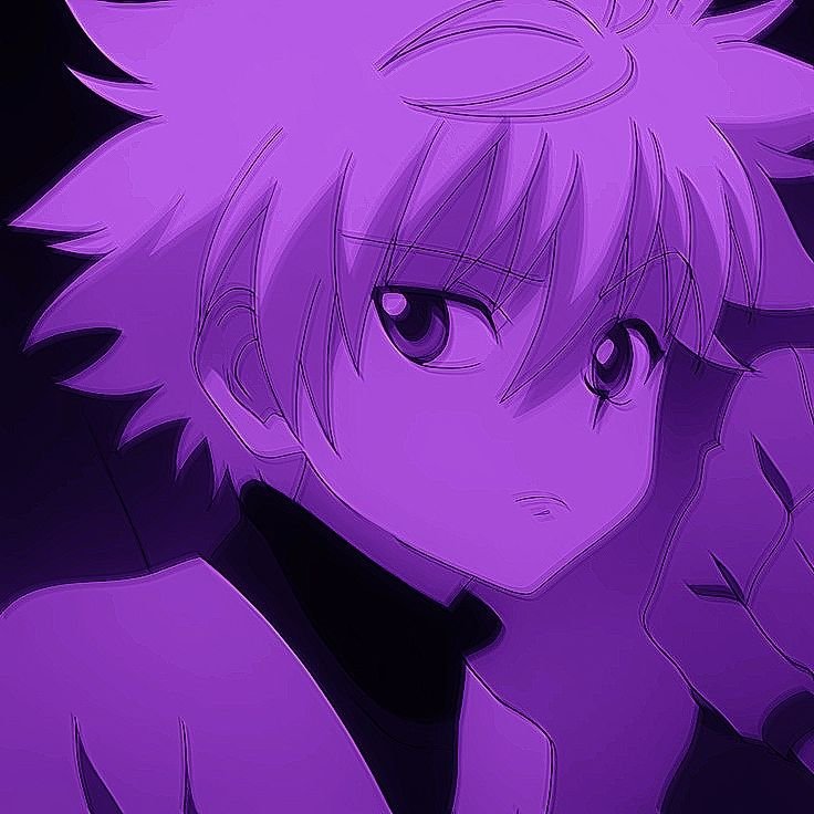 Killua PFP Purple