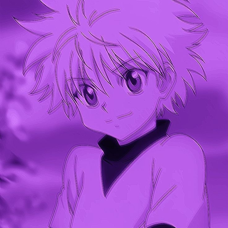 Killua PFP Purple