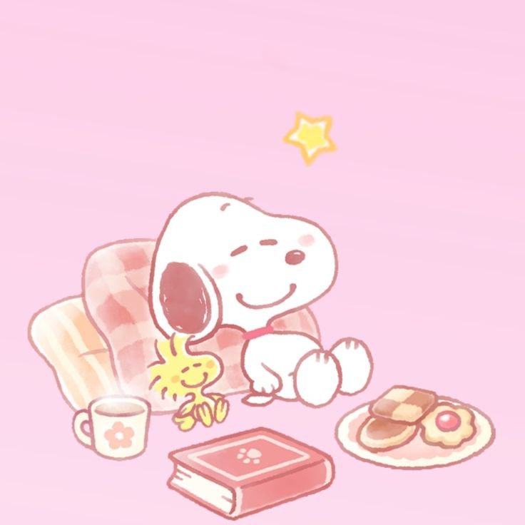 Pink Cute Snoopy PFP