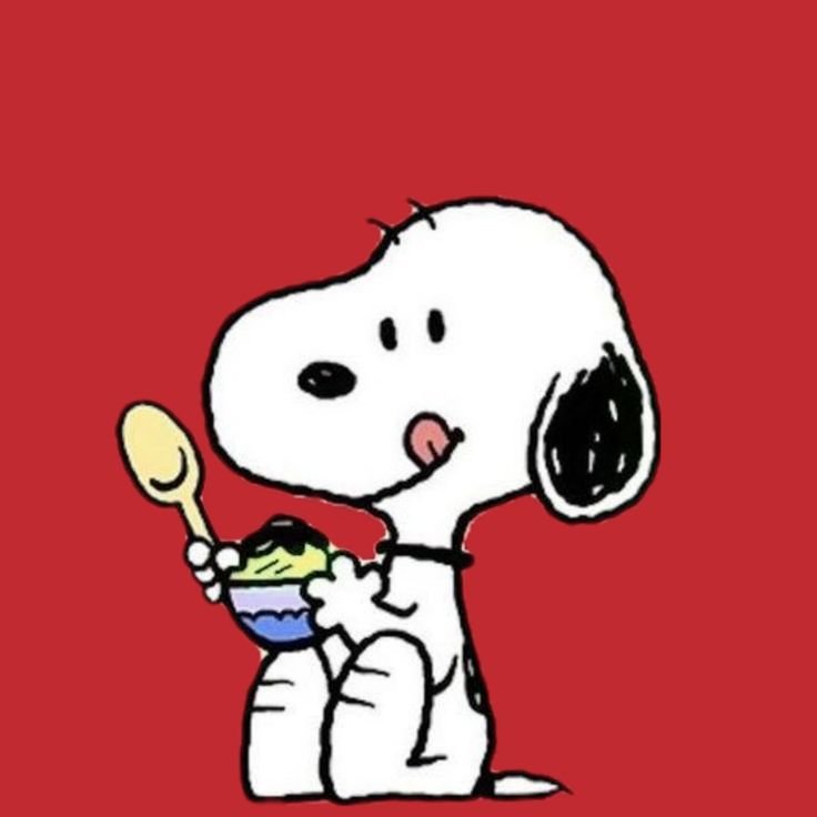 Red Cute Snoopy PFP