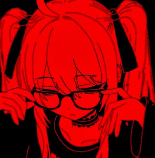 Red PFP Aesthetic Girl