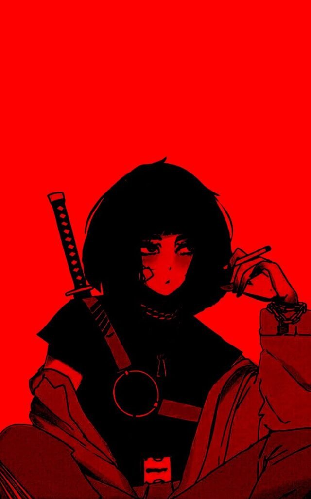 Red PFP Aesthetic Wallpaper