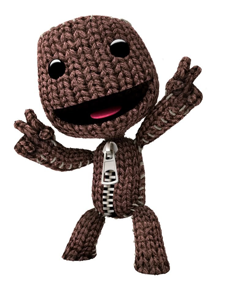 Sackboy PFP White Background