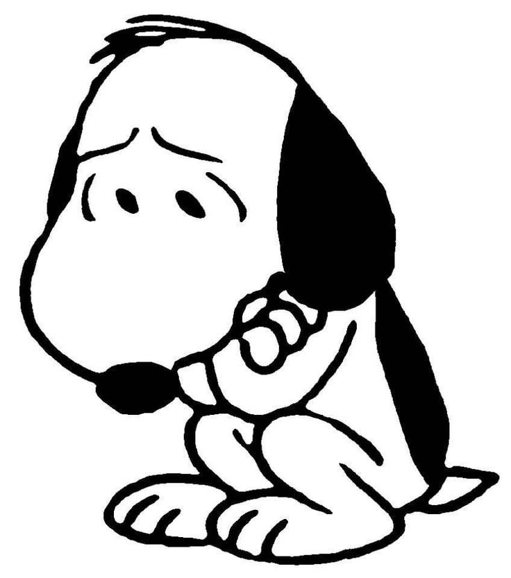 Sad Snoopy PFP