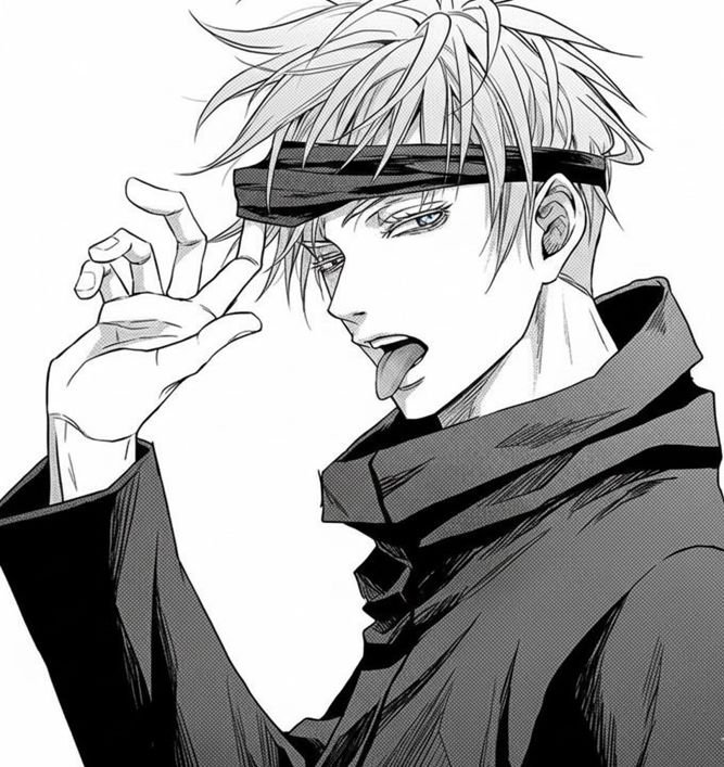 Satoru Gojo PFP Black and White