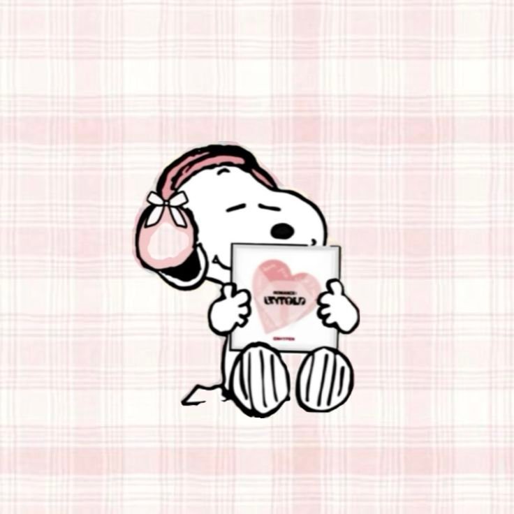 Soft Aesthetic Cute Snoopy PFP
