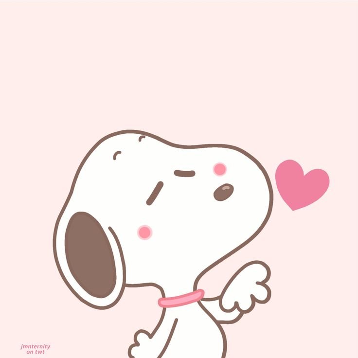 Soft Aesthetic Cute Snoopy PFP