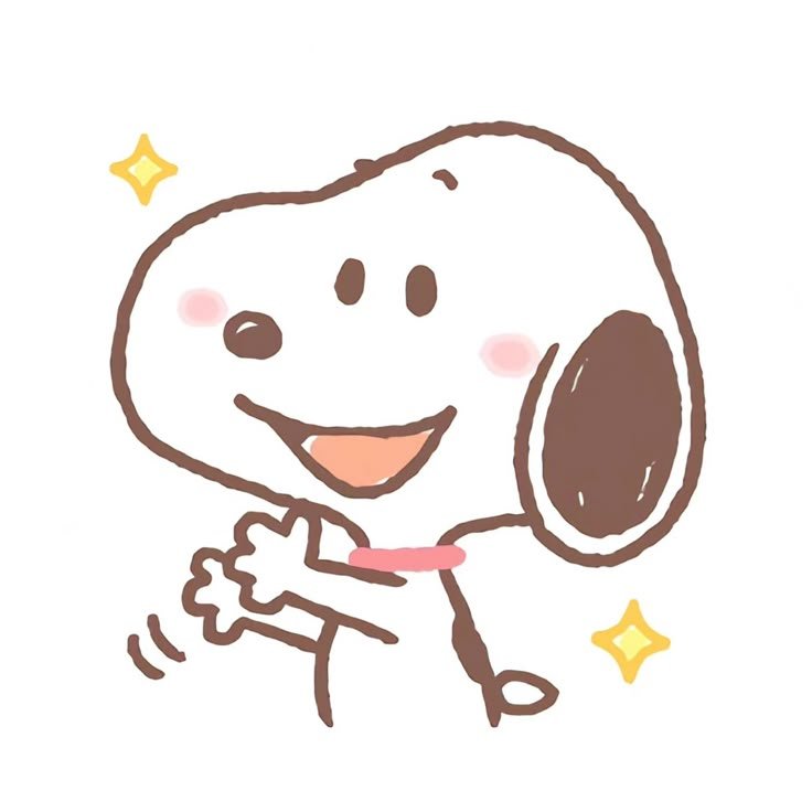 Soft Aesthetic Cute Snoopy PFP