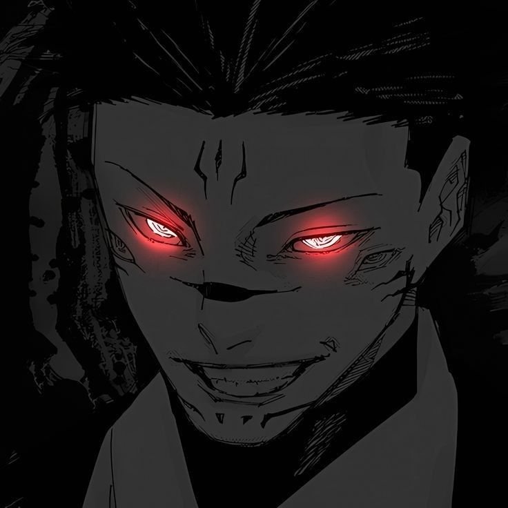 Sukuna PFP Black and White