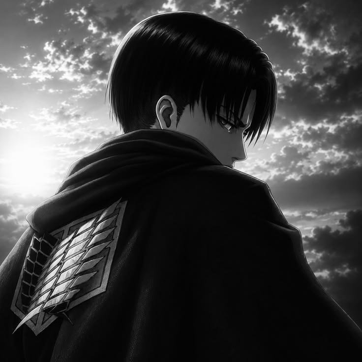 AOT PFP Black And White