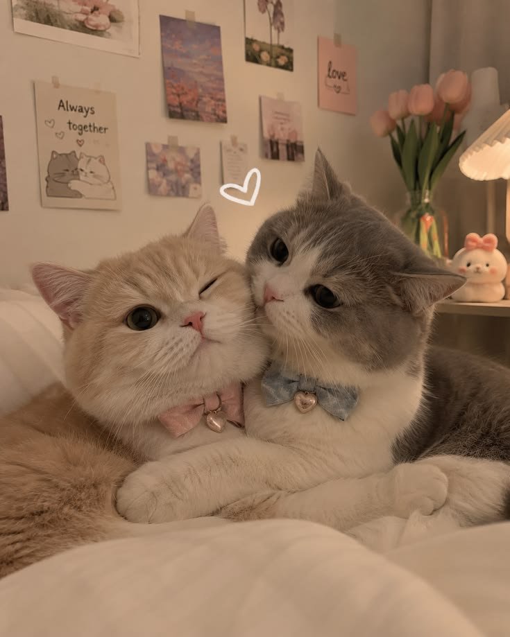 Aesthetic Cute Cat Matching PFP