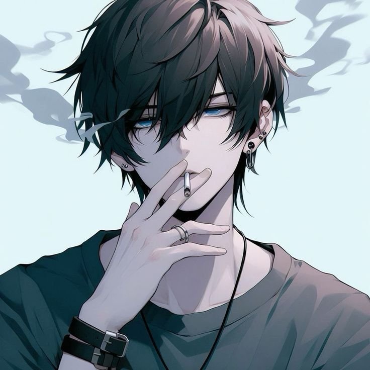 Anime Boy Smoking PFP