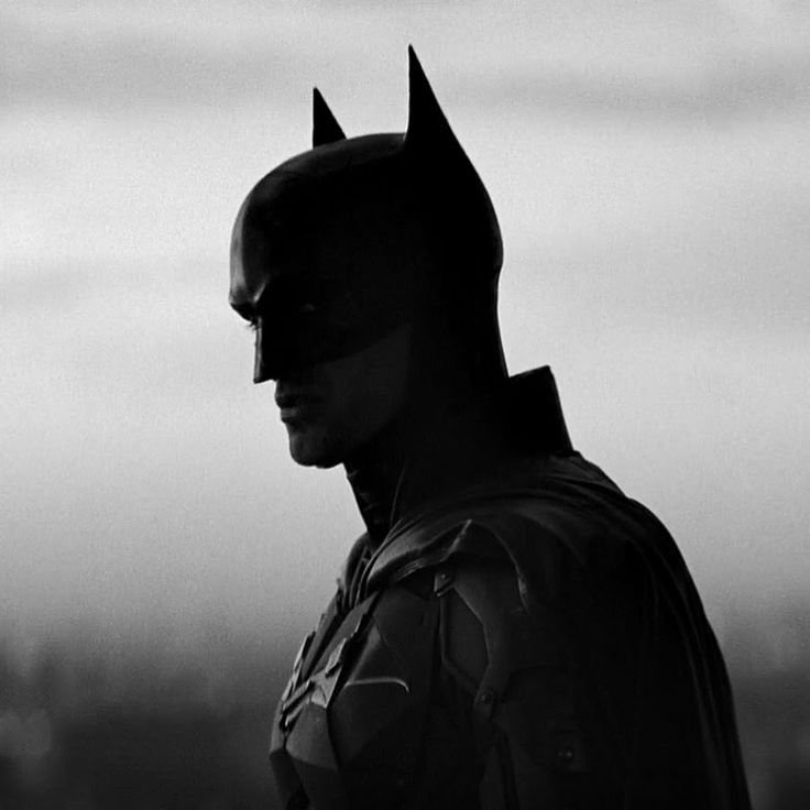 Batman PFP Black and White