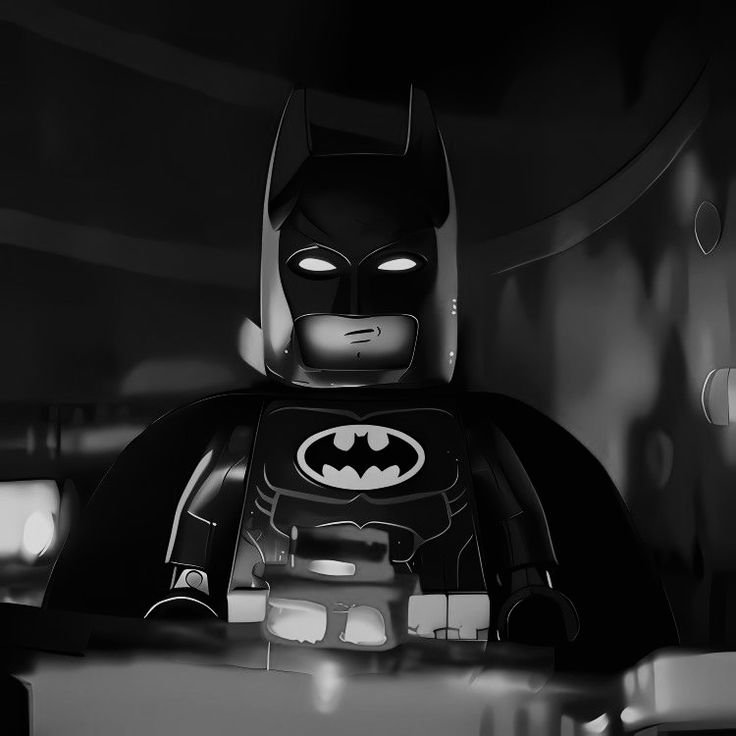 Batman PFP Black and White