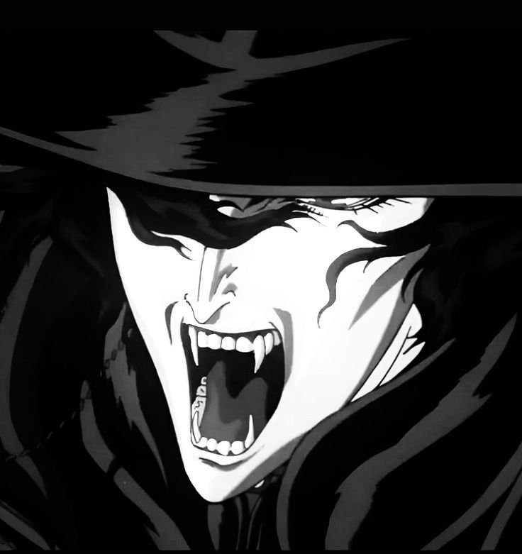 Black And White Vampire PFP