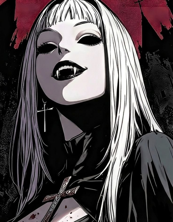 Black And White Vampire PFP