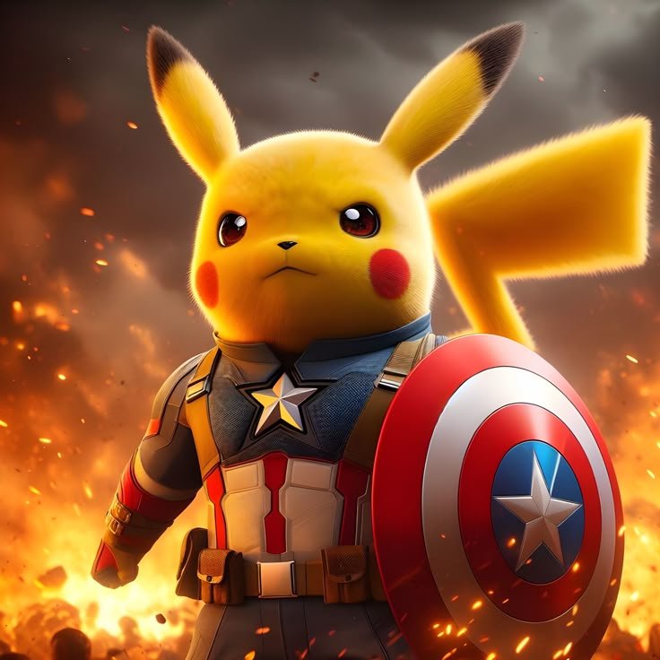 Captain Pikachu PFP