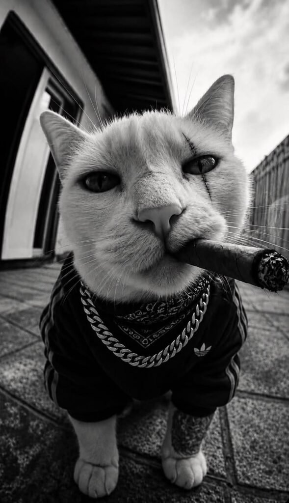 Cat Smoking PFP