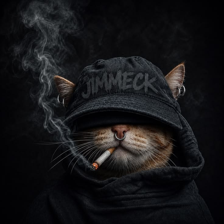 Cat Smoking PFP