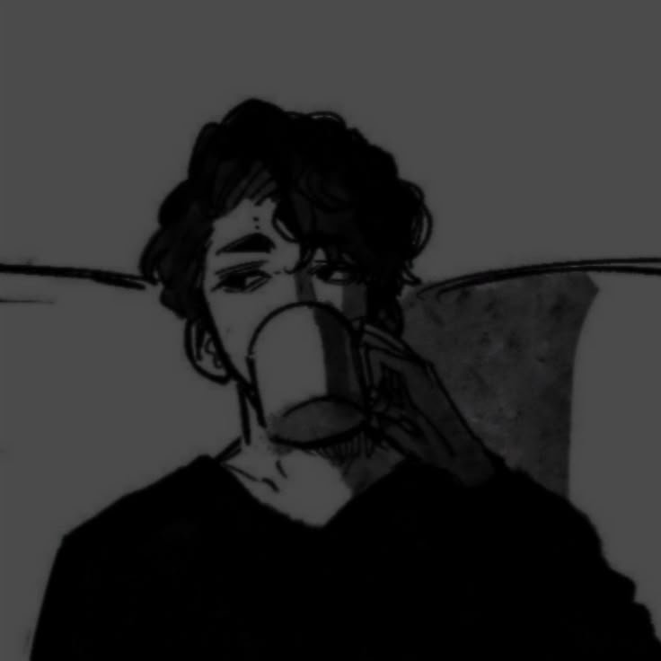 Chill PFP Black And White
