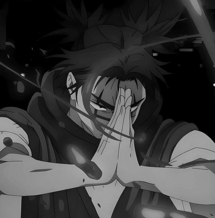 Choso PFP Black And White