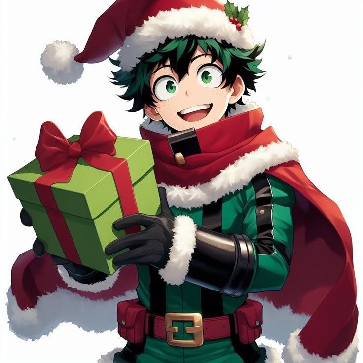 Christmas Deku PFP