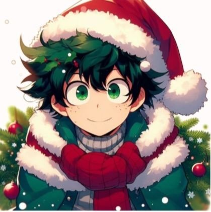Christmas Deku PFP