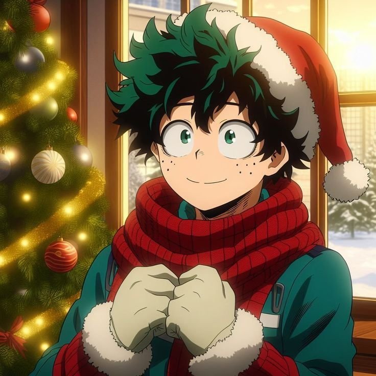 Christmas Deku PFP