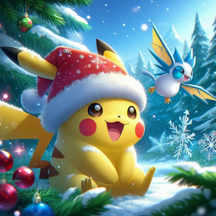 Christmas Pikachu PFP