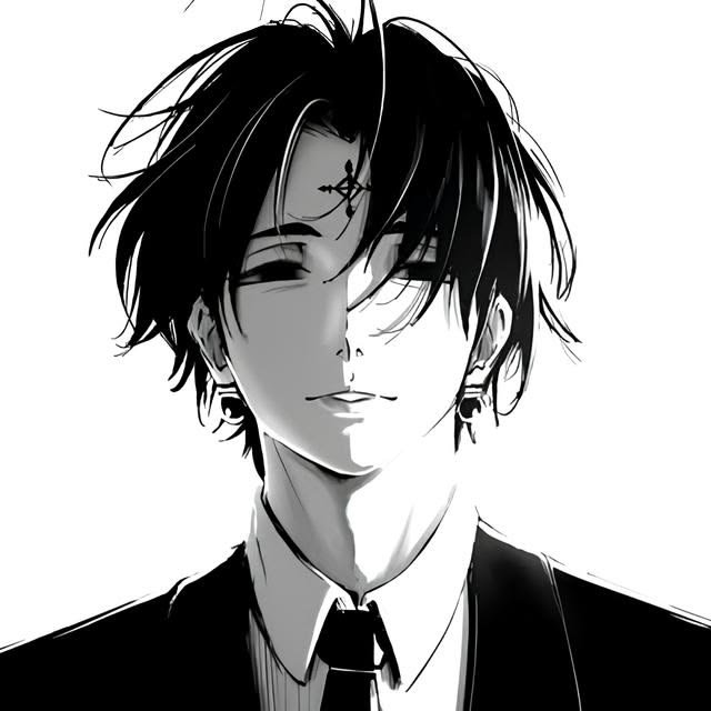 Chrollo Black And White PFP