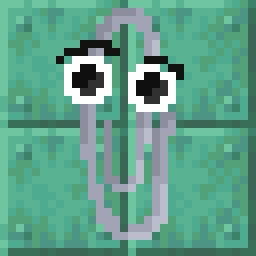 Clippy PFP Pixel Art