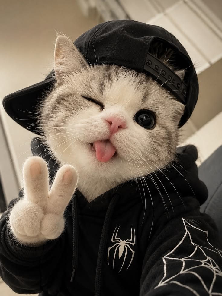 Cute Cat PFP Boy