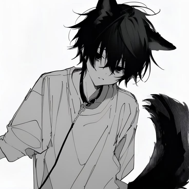 Cute Cat PFP Boy