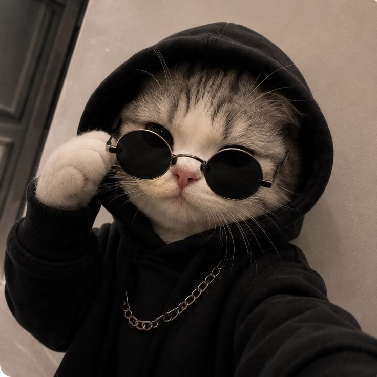 Cute Cat PFP Boy